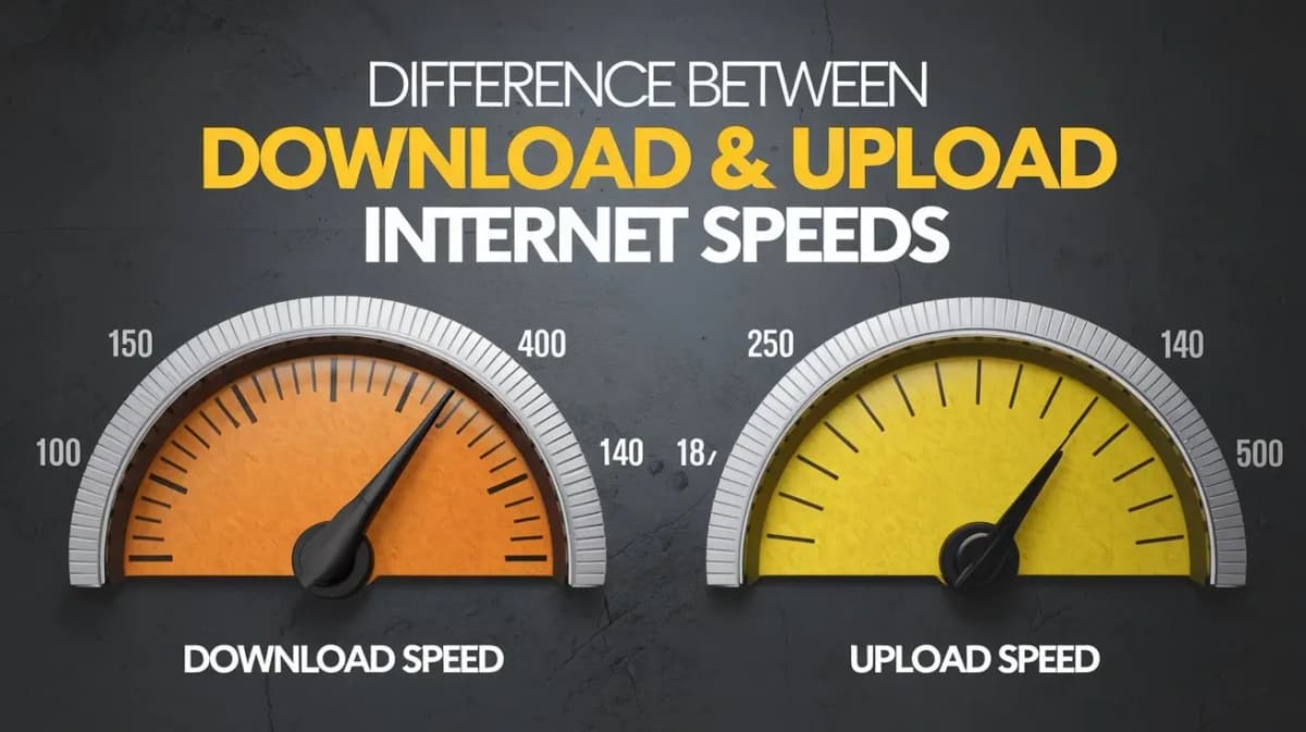 Difference Between Download Upload Internet Speeds