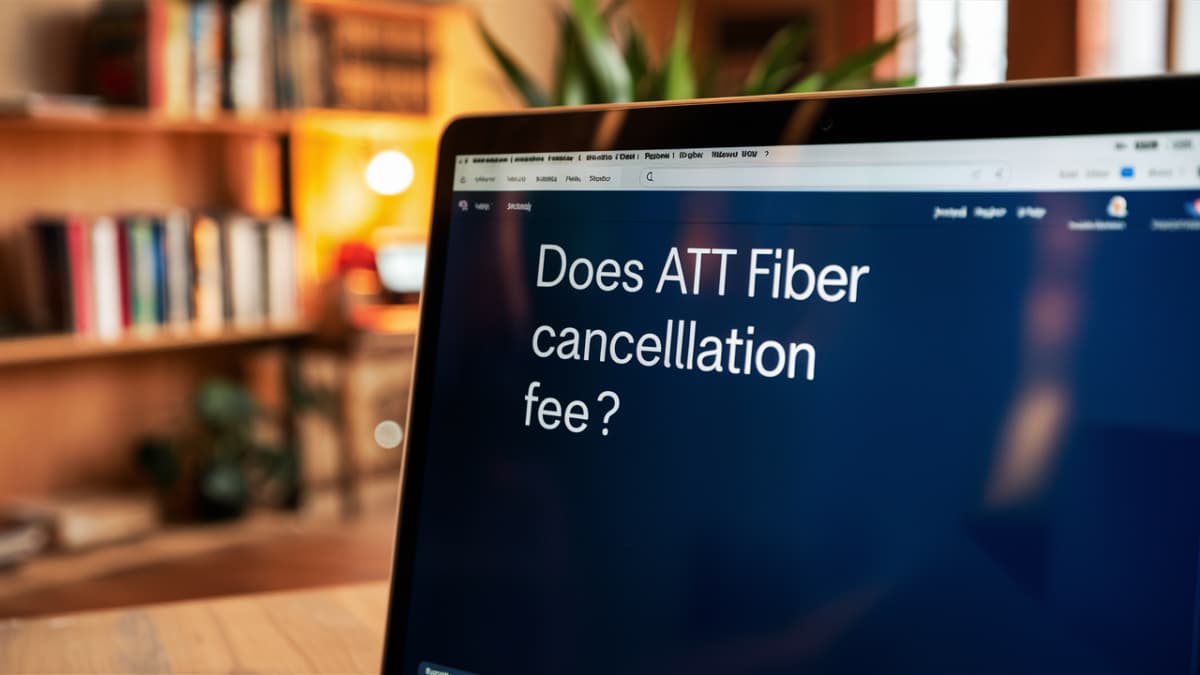 Does ATT Fiber have cancellation fee?