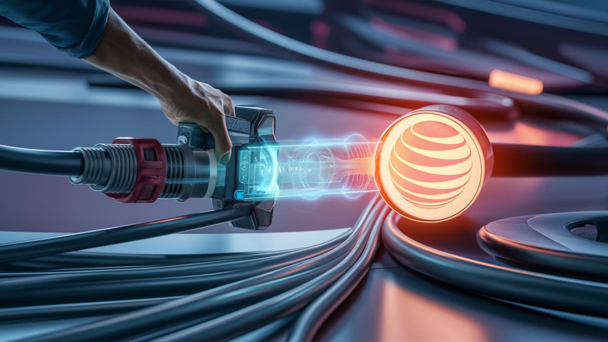 Does ATT fiber use existing cable?