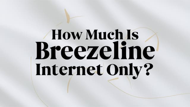 How Much Is Breezeline Internet Only?