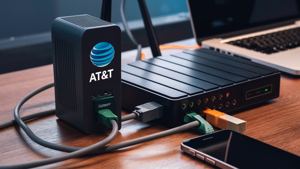 Does ATT fiber come with a modem?