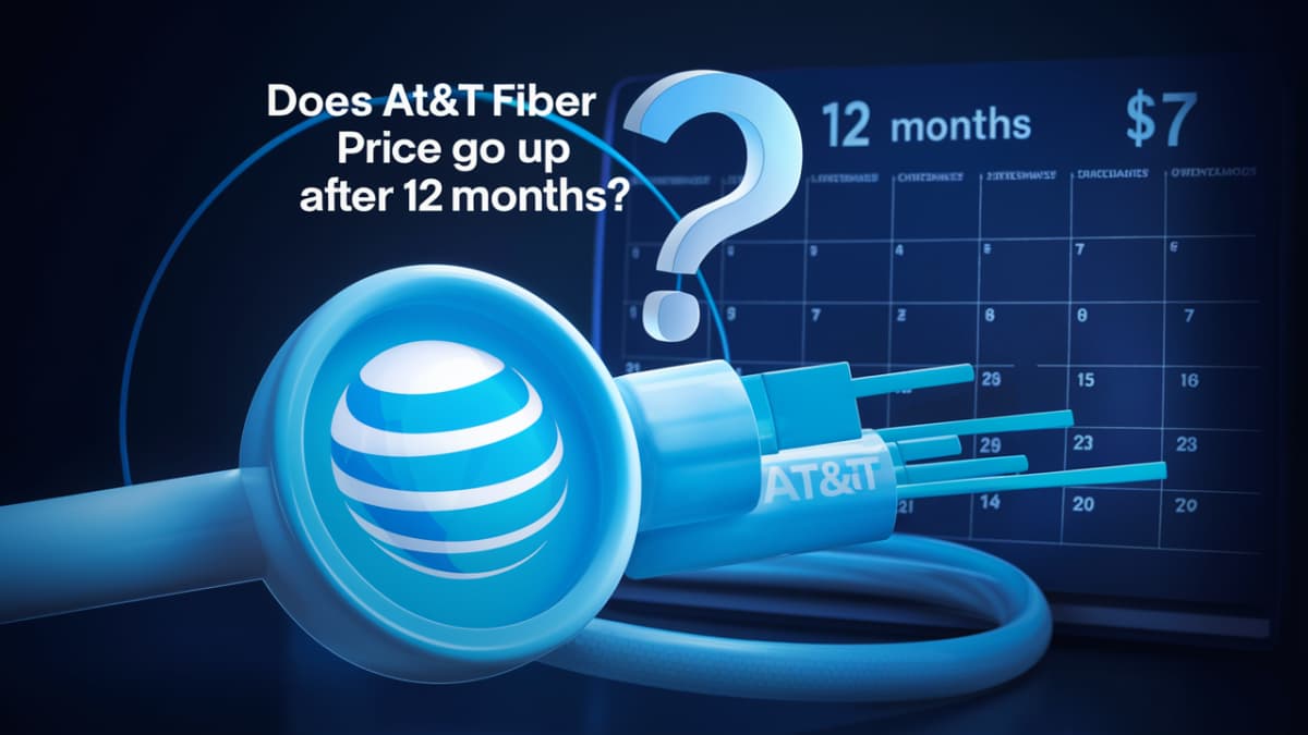 Does AT&T fiber price go up after 12 months?