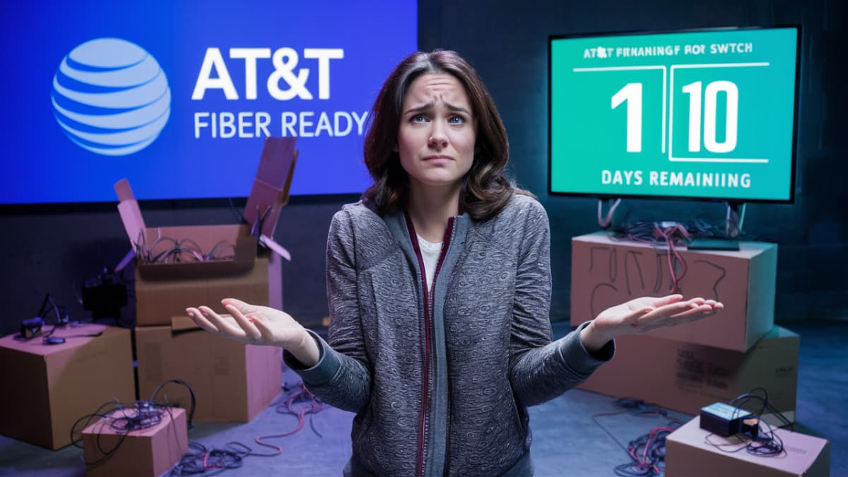 How long does it take to switch to AT&T fiber?