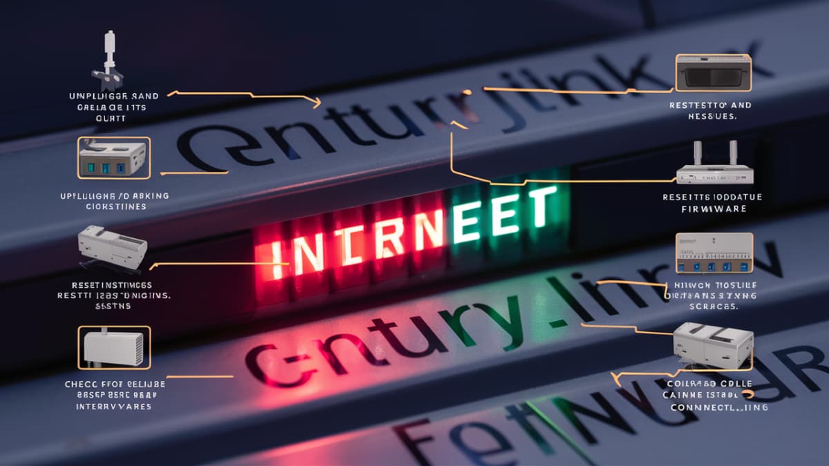How to Fix Centurylink Internet Light Blinking Red and Green?