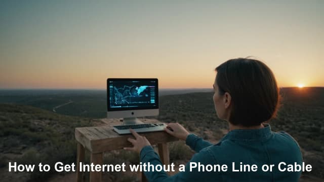How to Get Internet without a Phone Line or Cable?