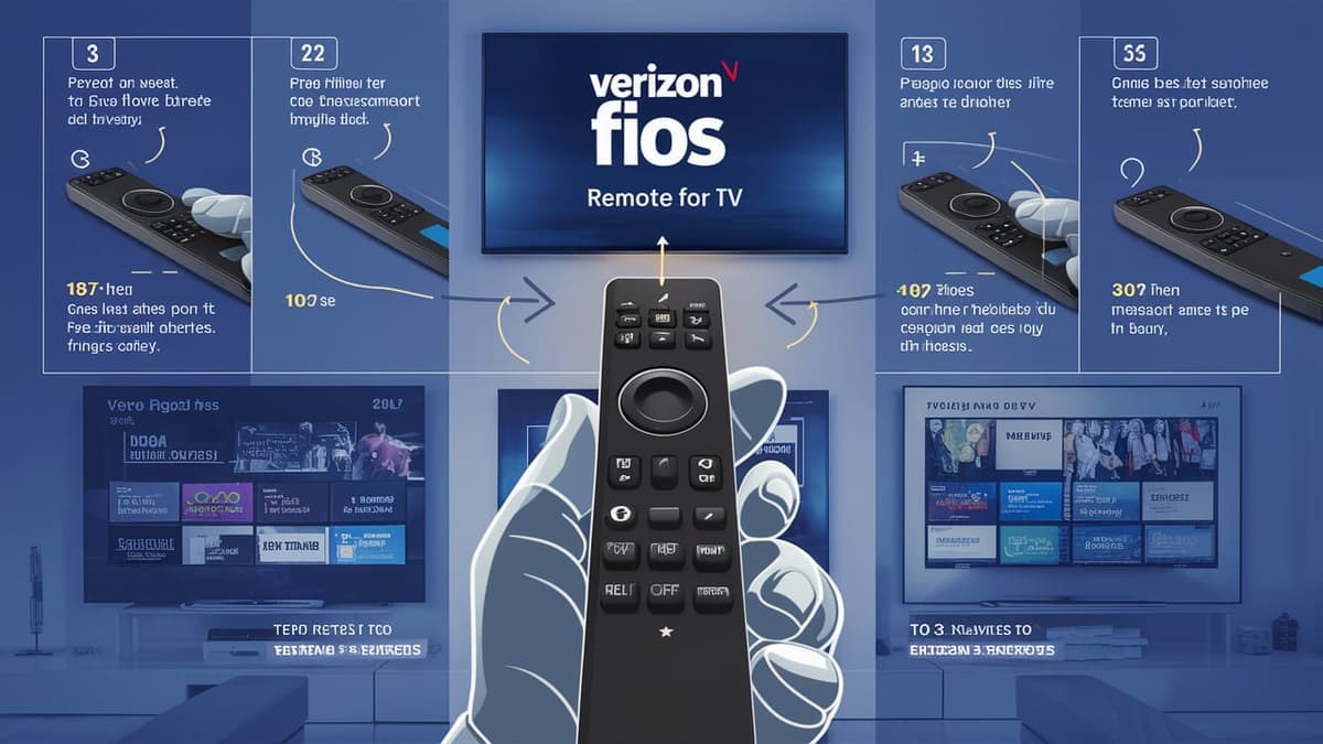How to Program a Verizon Fios Remote to TV?