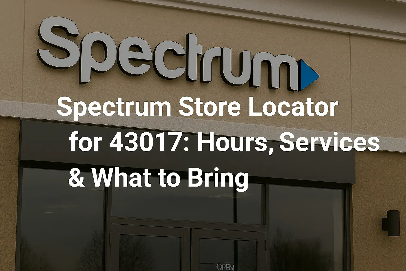 spectrum store near me 43017