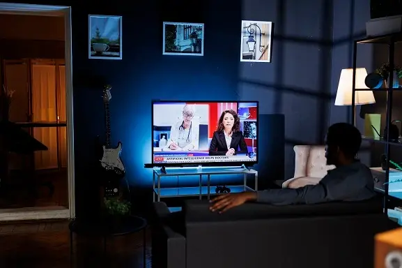 Watching MetroNet fiber TV